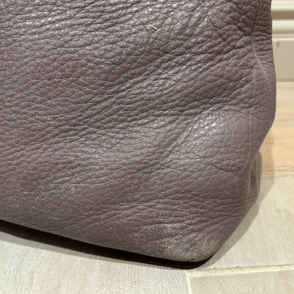 Womens Coach Madison H1380-26225 Lavender Pebbled Leather Shoulder Tote Handbag - Picture 10 of 16